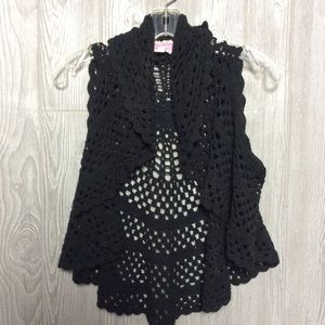 Super Cute Black Net Vest